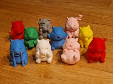 Tapa o cubierta: Cute Capybara Low-Poly Emoji - Collection 1 — vista de referencia 3