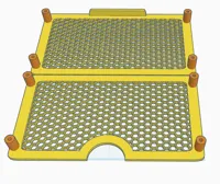 place for 22,8x28,5, height changeable, 2 plates 
