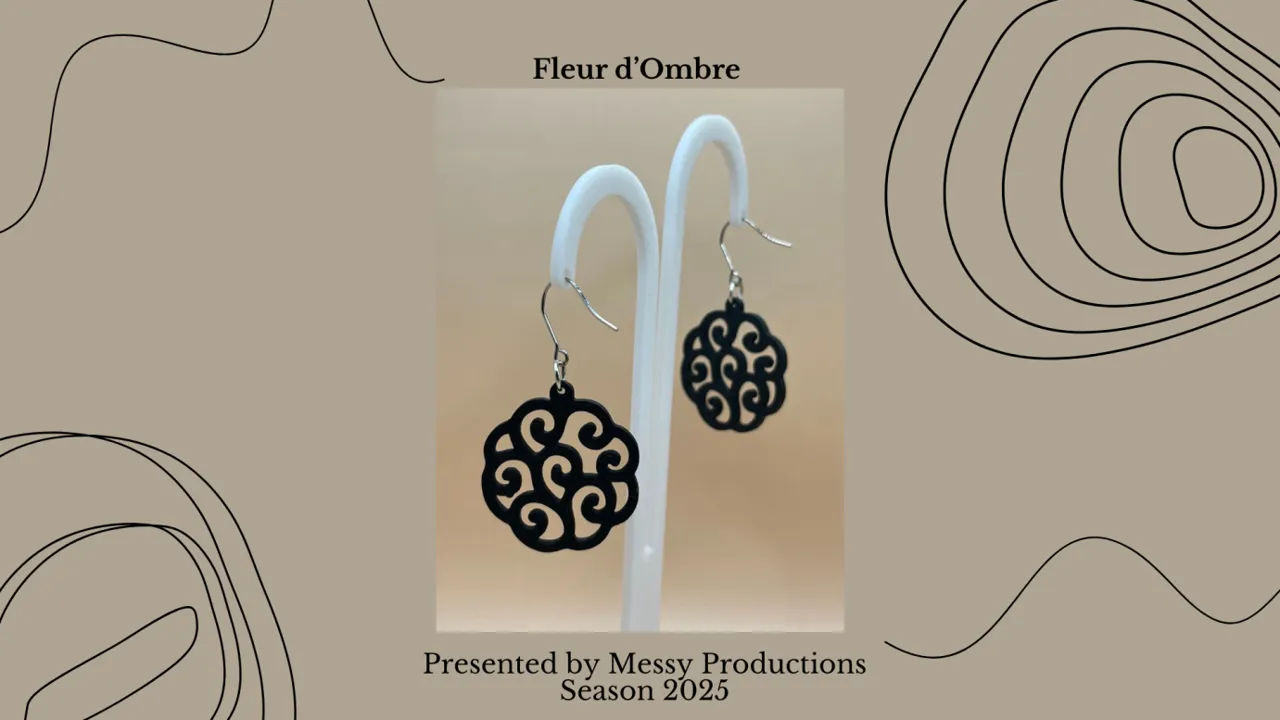 Swirl Blossom Earrings view 2