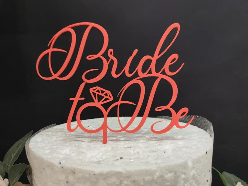 Bride to be topper