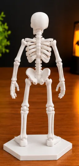 Skeleton Figure Halloween Decoration & Collectible Model - Free 3D ...