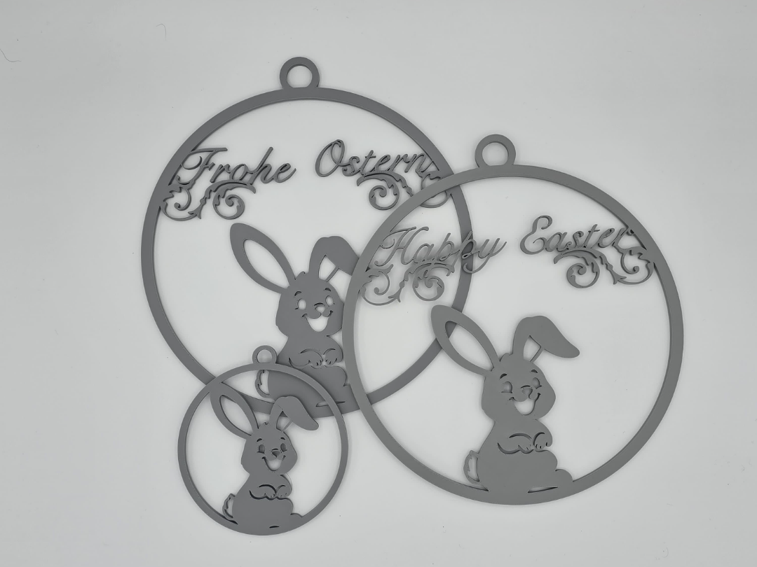 Ornaments / Loop Set - Frohe Ostern & Happy Easter