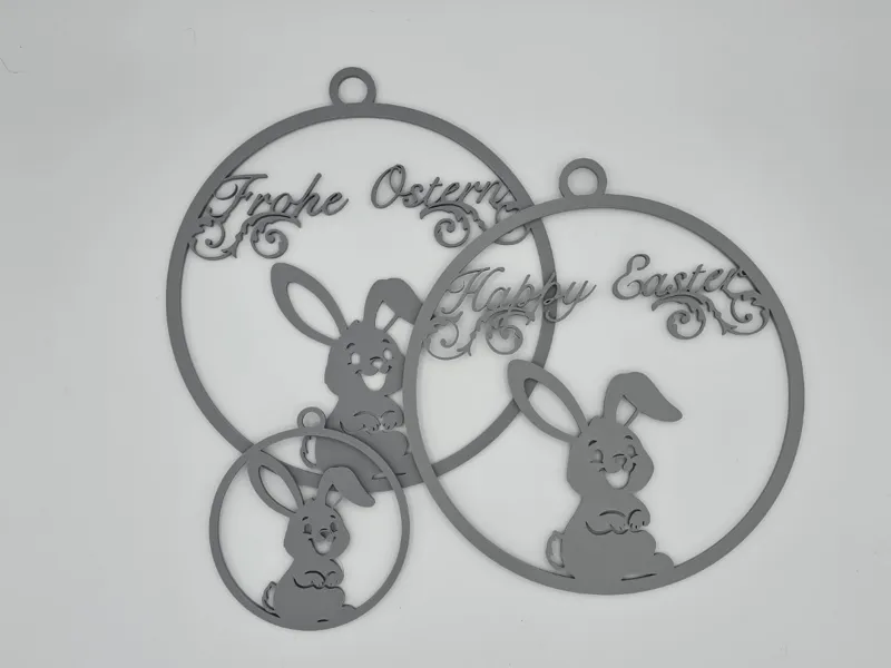 Ornaments / Loop Set - Frohe Ostern & Happy Easter