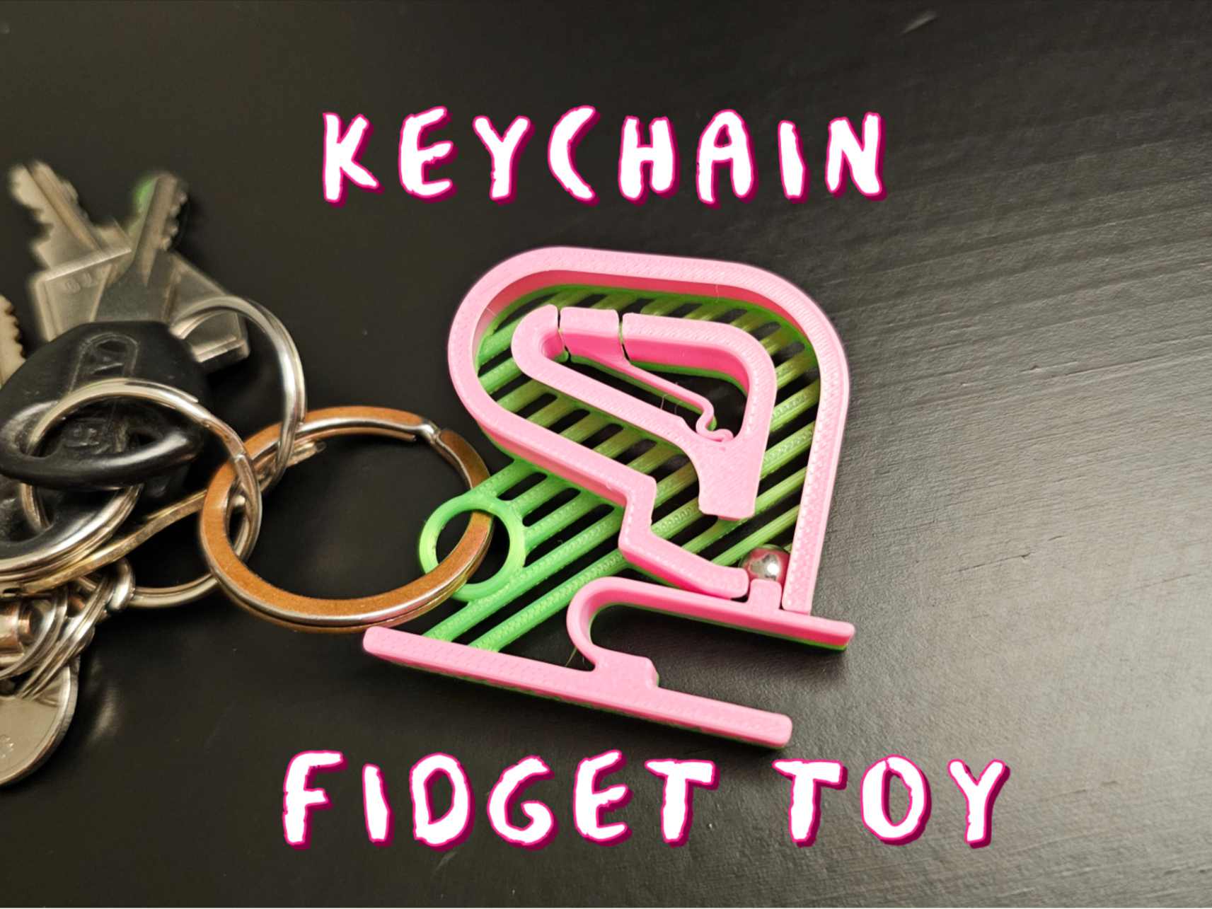 Mini Marble run - Keychain Fidget Toy
