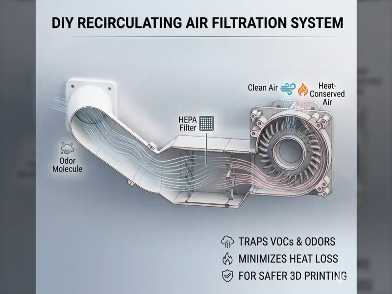 Recirculating air filtration system V3.0