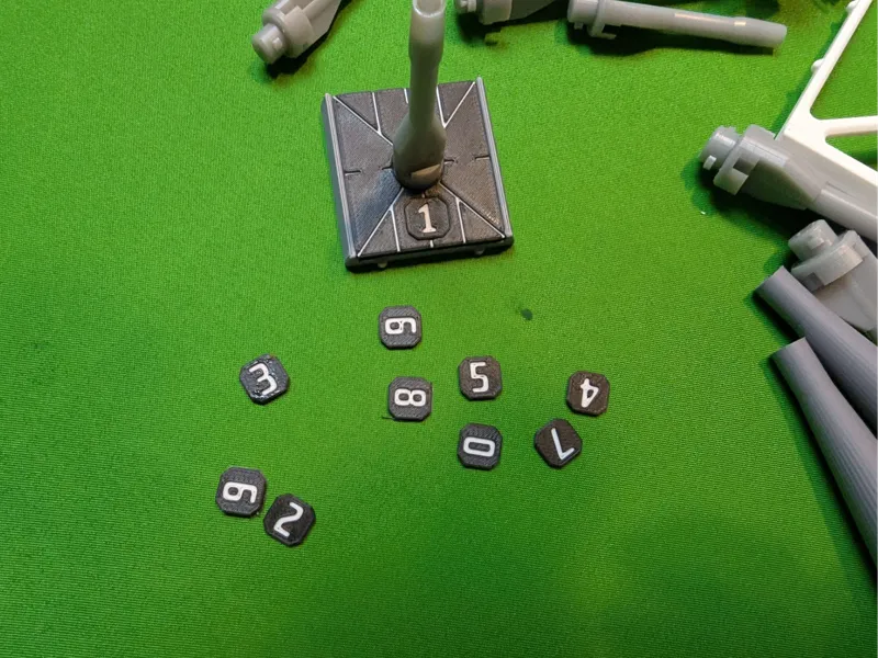 Star Wars X wing Shiptokens