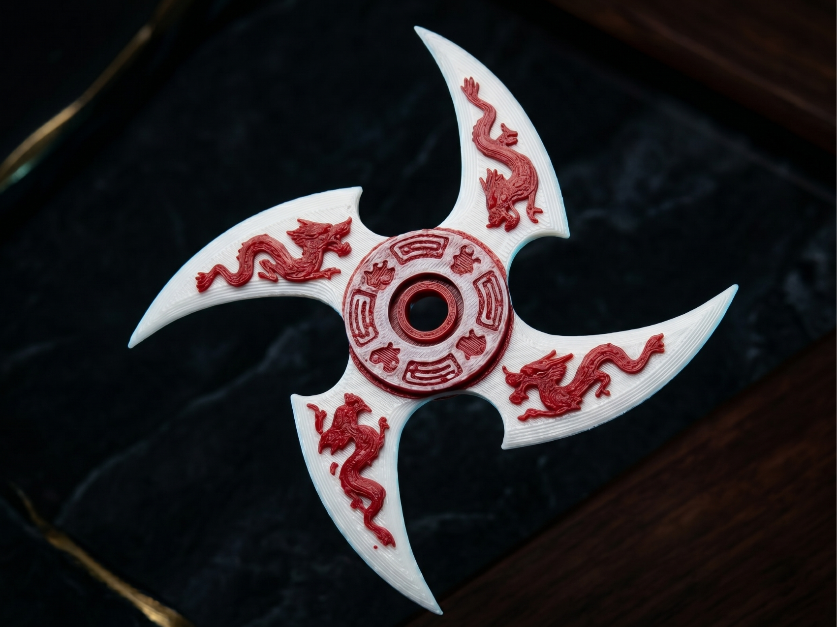 Dragon Shuriken Ninja Throwing Star 3|NO AMS