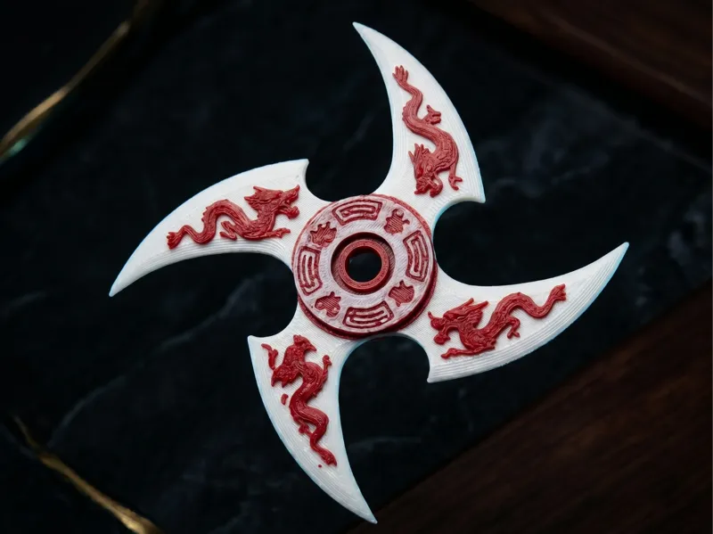Dragon Shuriken Ninja Throwing Star 3|NO AMS