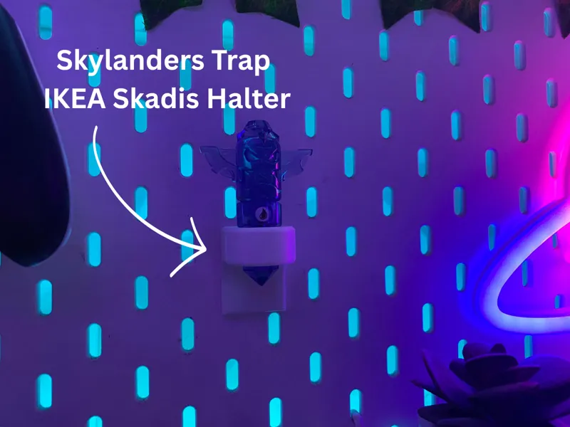 Skylanders Trap - IKEA Skadis Halterung