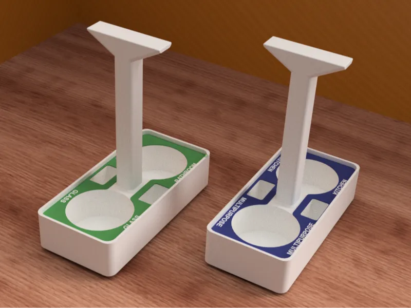 Bottle Caddy for Green Co - Green Tabs Cleaners