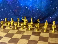 Jeu d'échecs sur le thème du coiffeur — photo 1
