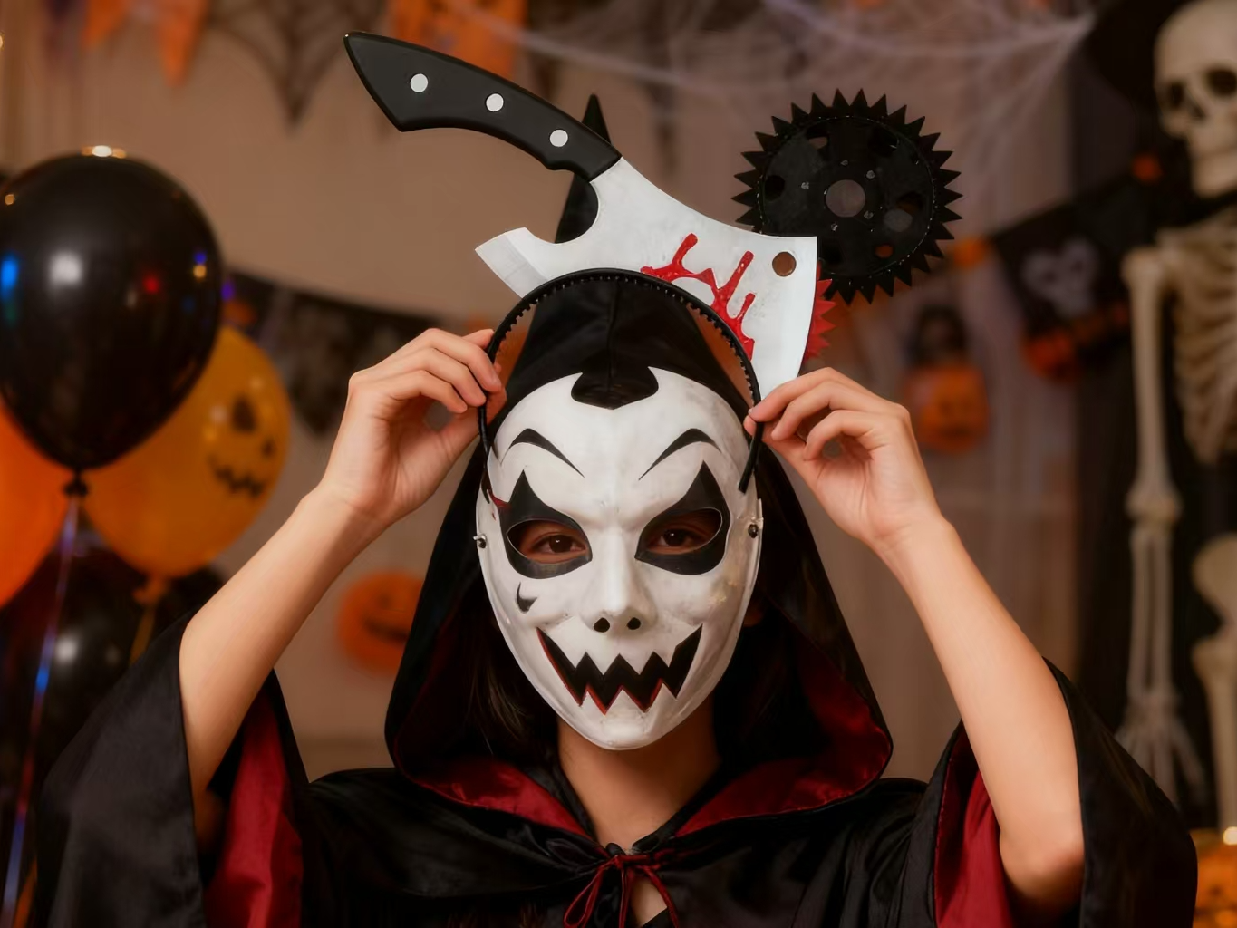 Halloween Kitchen Knife Horror Gag Headband