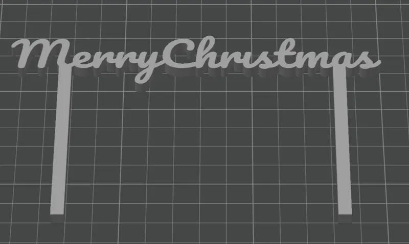 Merry Christmas Topper