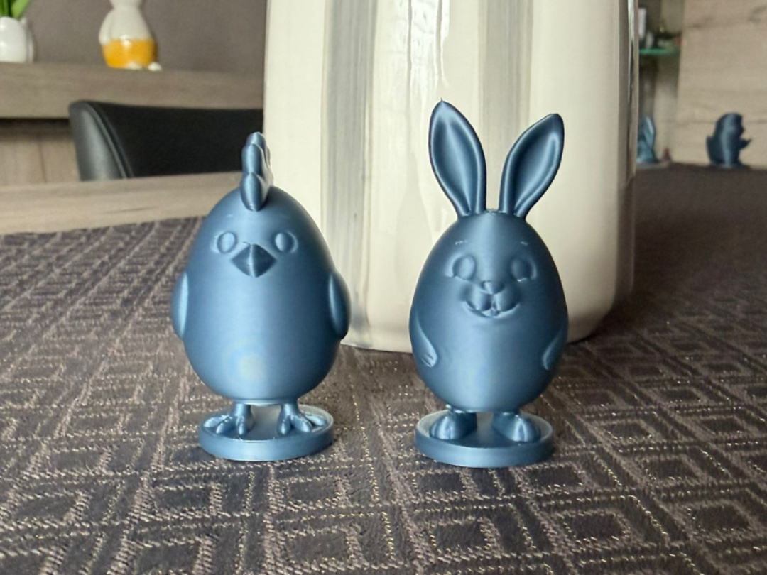Easter Egg Bunny & Chick Figurines