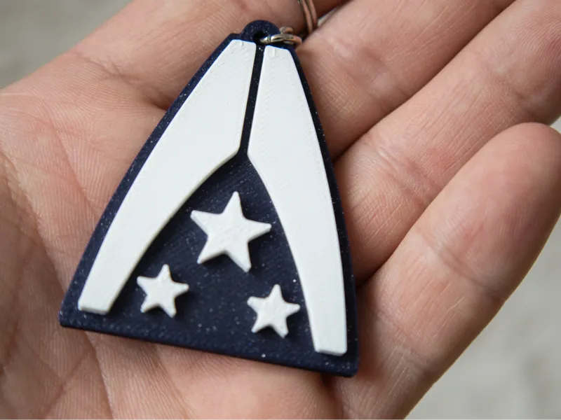Mass Effect Inspired Alliance Keychain