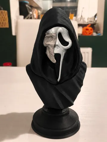Adorno temático: Ghost face skull — vista de referencia 2