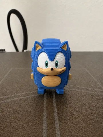 Modelo para impresión 3D: Fortnite Sonic sprite — vista de referencia 2