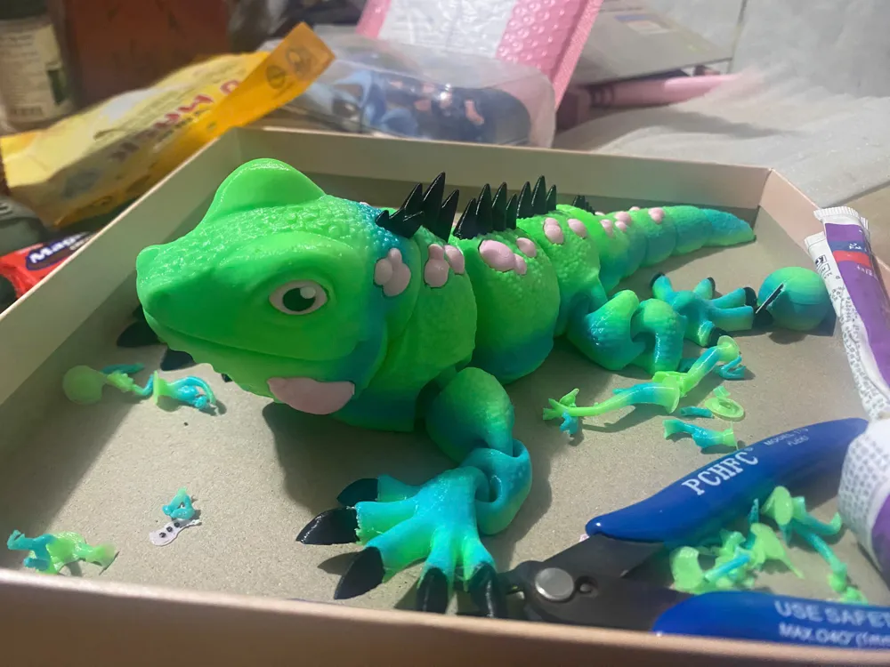 IGUANA no ams - Free 3D Print Model - MakerWorld