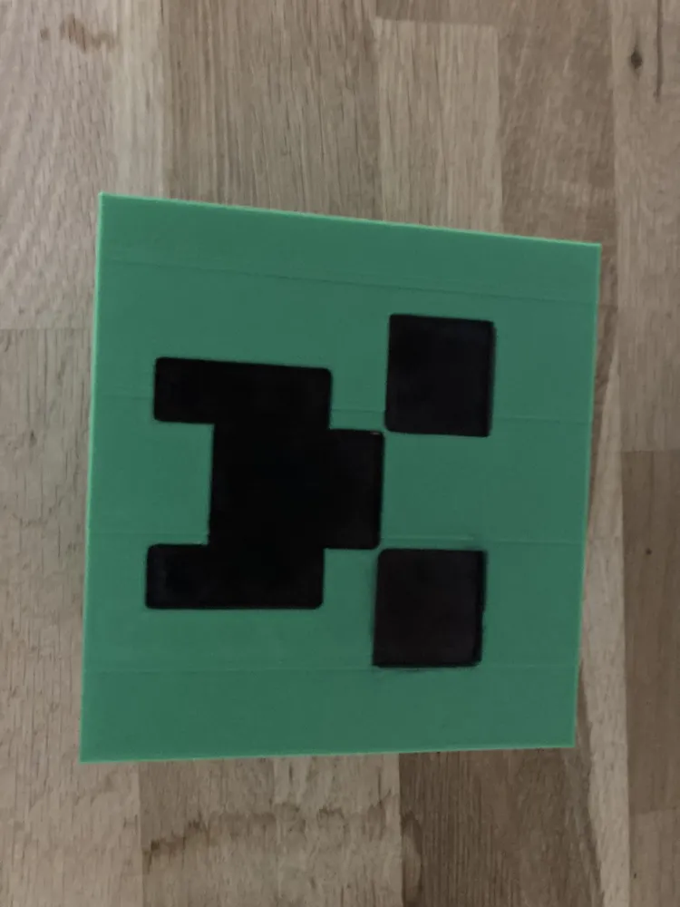 Minecraft Creeper Block by 3dprinterdesignthing1 MakerWorld: Download ...