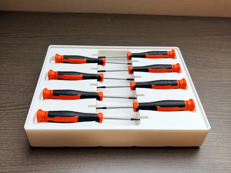 Tray for Werckmann precision screwdriver