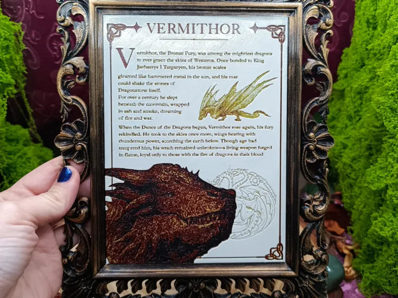 Vermithor Dragon – Hueforge Layered Illustration
