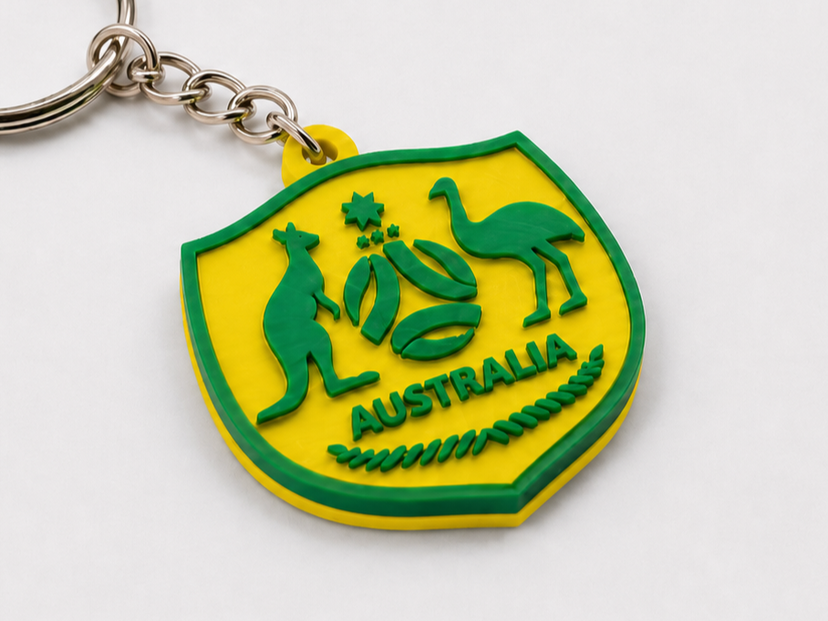 Australian Socceroos Crest keychain