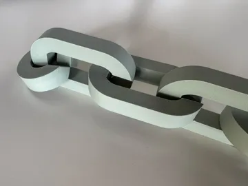 Letrero o emblema decorativo: BIG Infinite chain – Giant modular hanging chain — vista de referencia 4