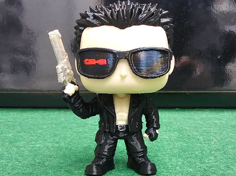 Terminator "Schwarzy" style Funko POP (IA)