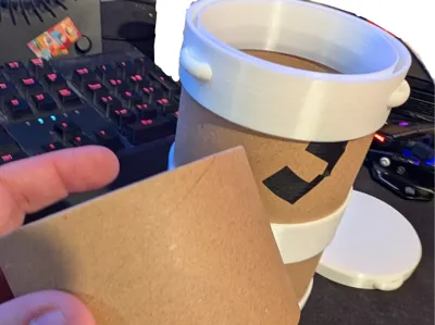 Recycle cardboard into Document Canister