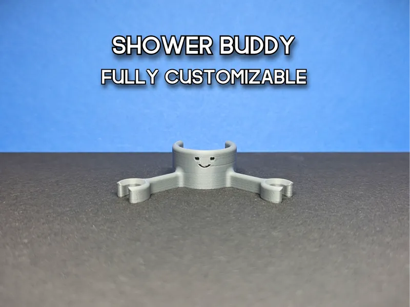 Shower Buddy - Parametric Shower Riser Organizer