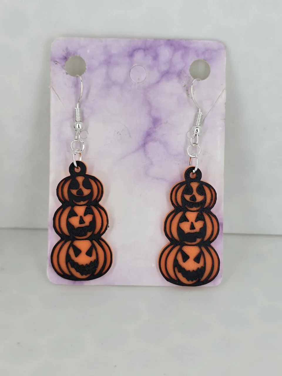 3 Pumpkin Earrings view 4