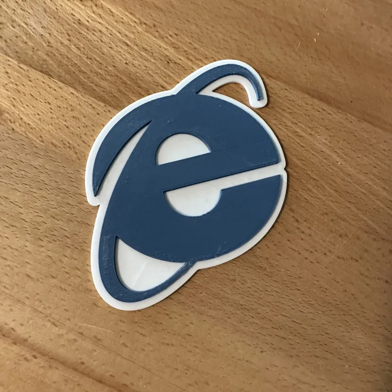 Internet Explorer Logo Sign