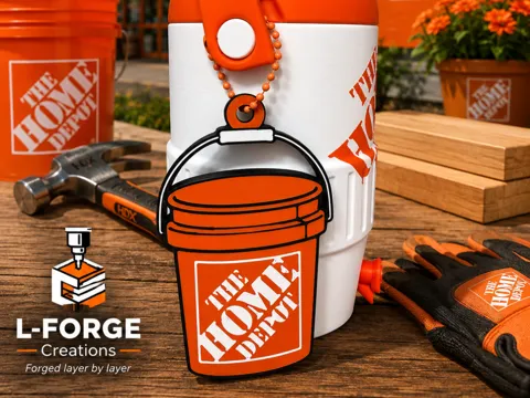 Llavero: Home Improvement Bucket Keychain — referencia de MakerWorld