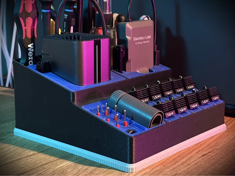 Modular H2 Accessory and Nozzle Rack (TPU padded)