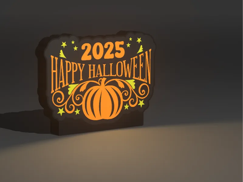 Happy Halloween Lampe 2025