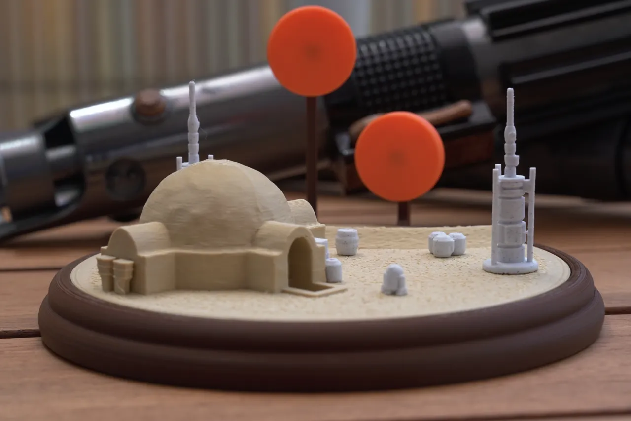 Star Wars Diorama - Lukes Home on Tatooine view 2