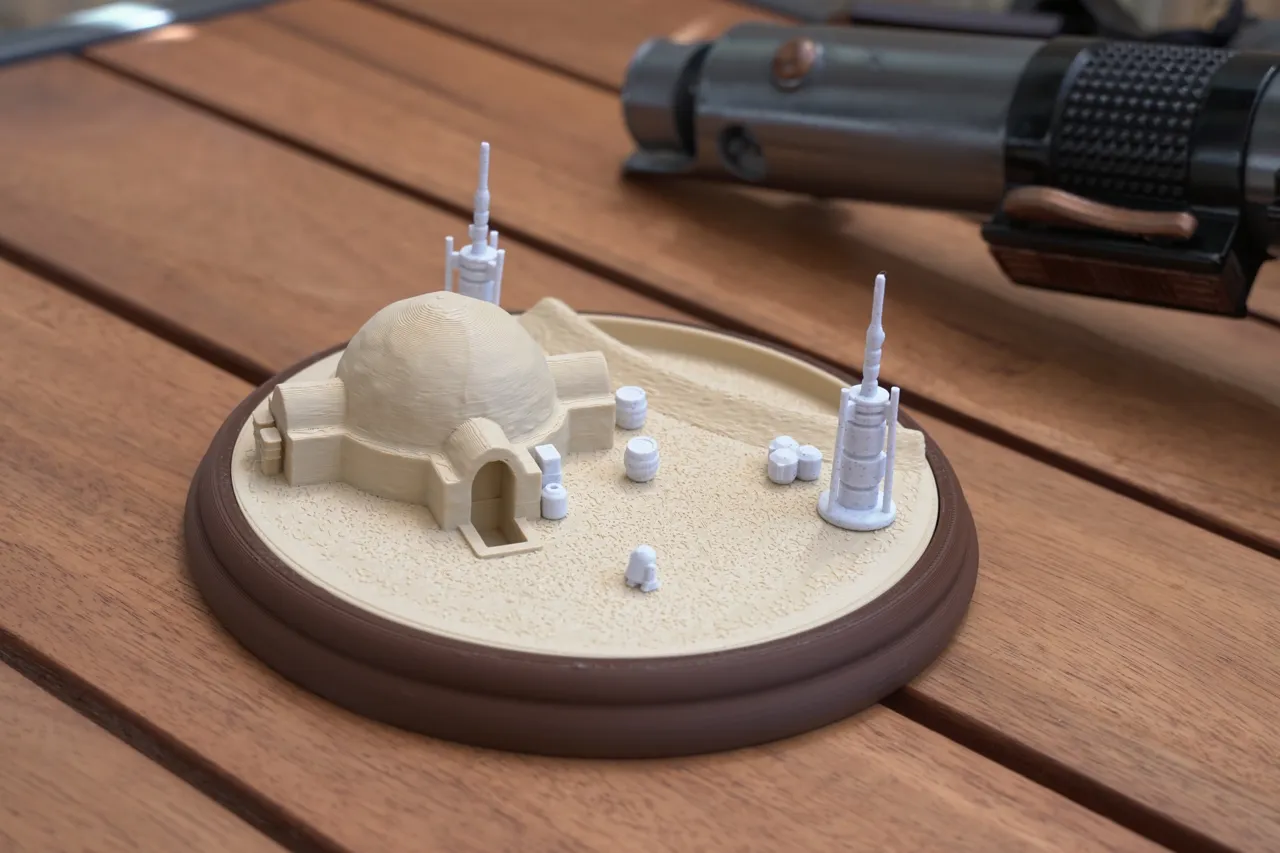 Star Wars Diorama - Lukes Home on Tatooine view 3