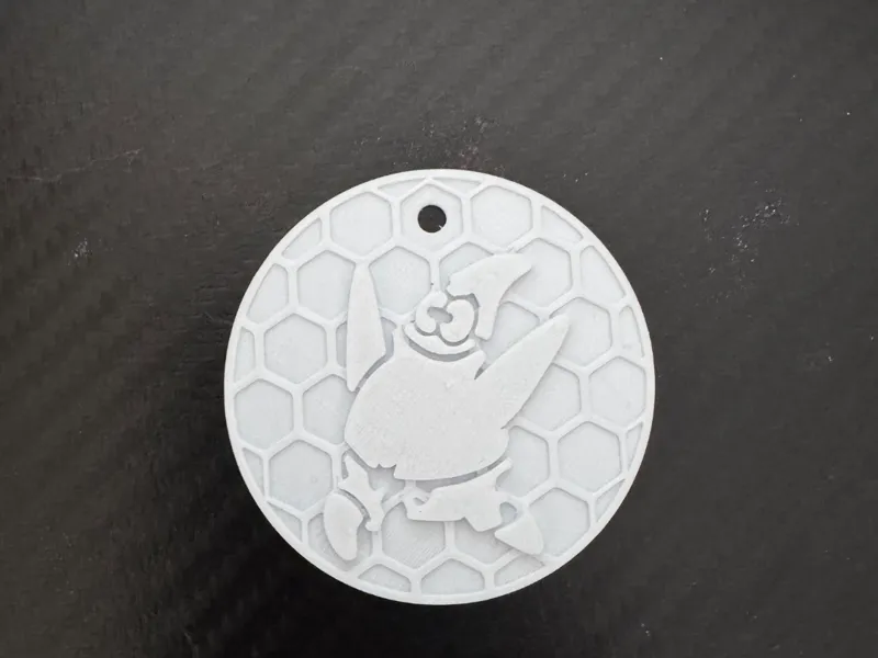 Patrick Honeycomb Keychain