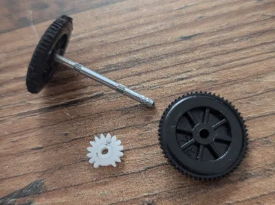 Toothgear replacement for battery trains(Brio)