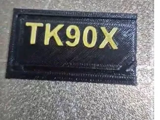 TK90X case with separate logo