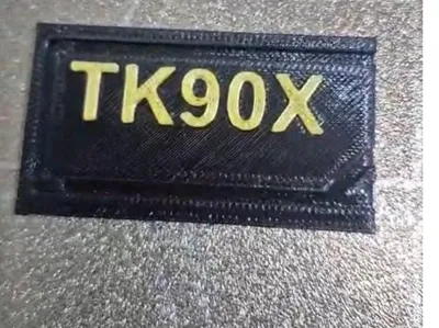 TK90X case with separate logo