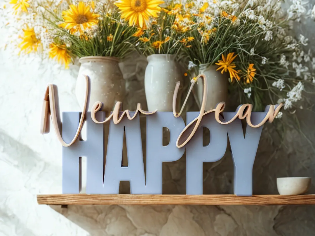 Special Design New Year Box Ornaments Decorative Gift Collectible