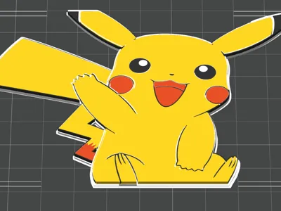 Pikachu keychain