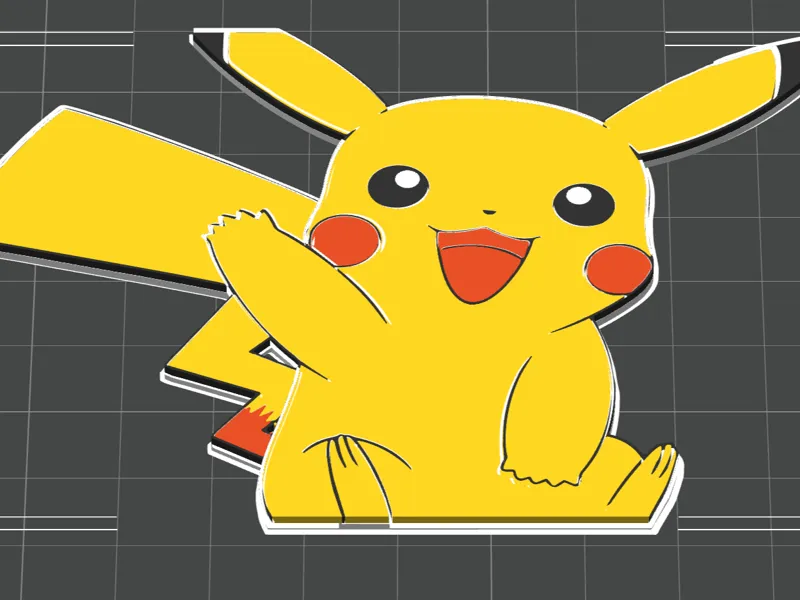 Pikachu keychain
