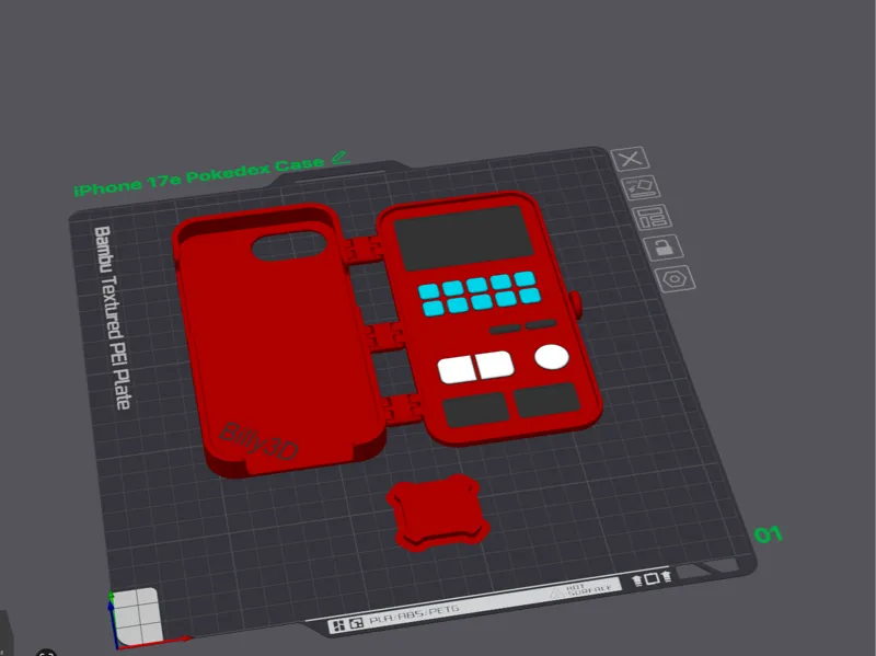 iPhone 17e Pokédex Phone Case