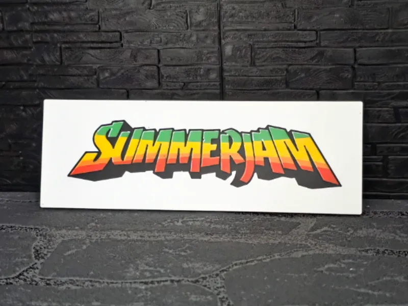 Magnet Schild "Summerjam"