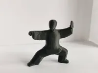 推掌转身