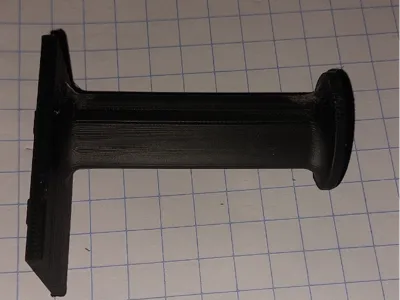 shelving unit spool holder