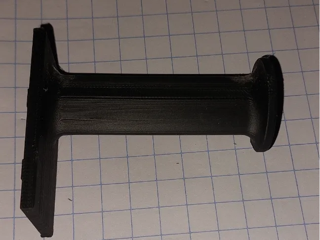 shelving unit spool holder