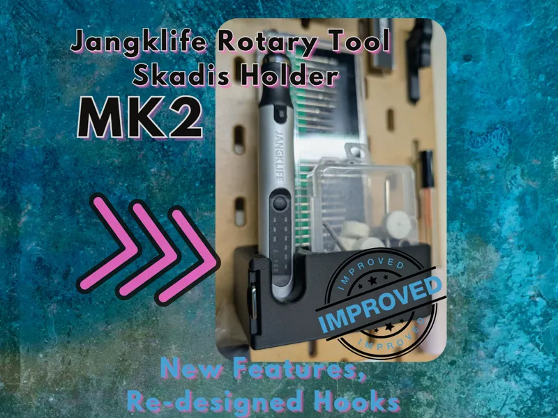 Jangklife Rotary Tool Skadis Holder MK2